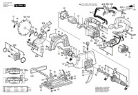 Bosch 0 601 569 741 GKS 54 CE Un-Hd Port. Circular Saw 110 V / GB Spare Parts GKS54CE